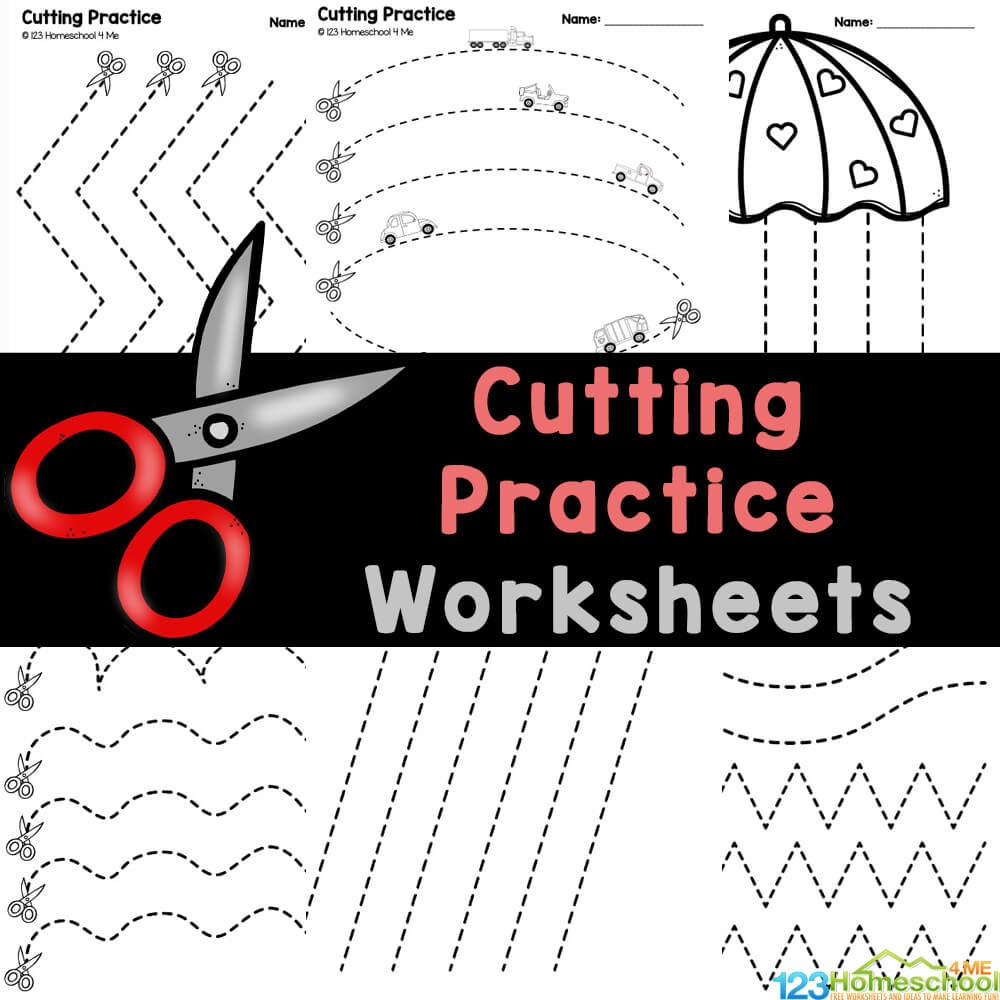 Cutting Worksheet For Preschoolers Printable Cutting Worksheet For Preschoolers Printable
