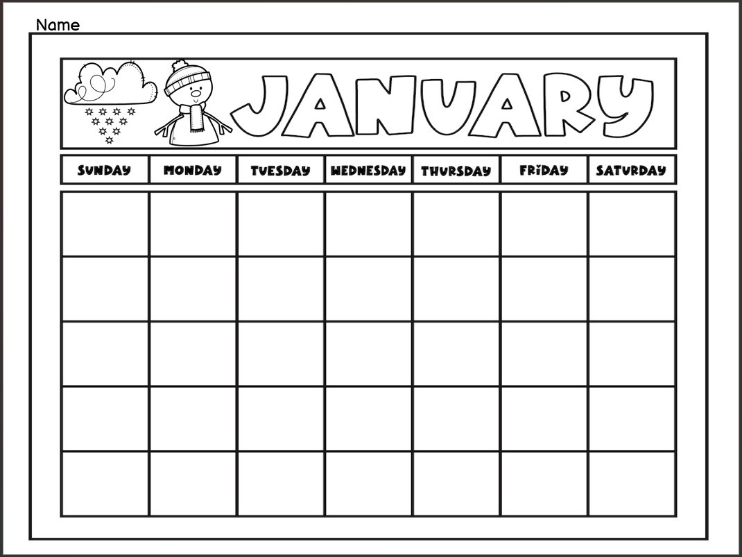 Cute Kindergarten Calendar Printables And Toppers Cute Kindergarten Calendar Printables And Toppers
