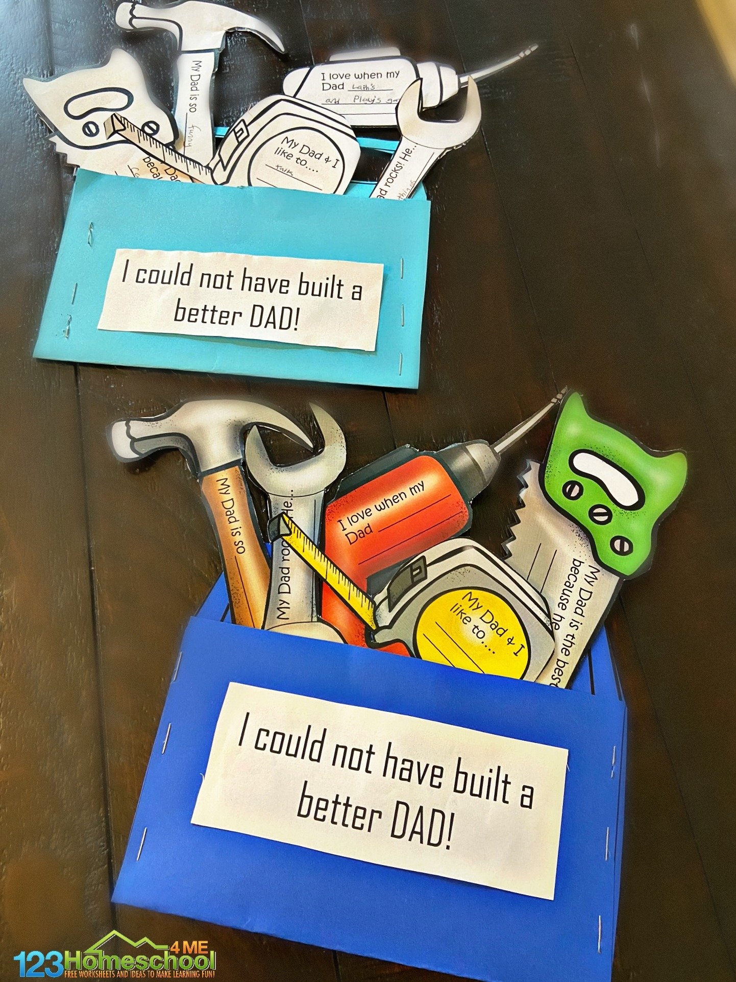 Cute Toolbox Printable Fathers Day Craft Free Printable Cute Toolbox Printable Fathers Day Craft Free Printable