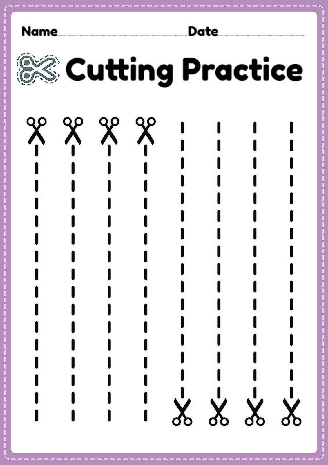 Cutting Activities Preschool Printables