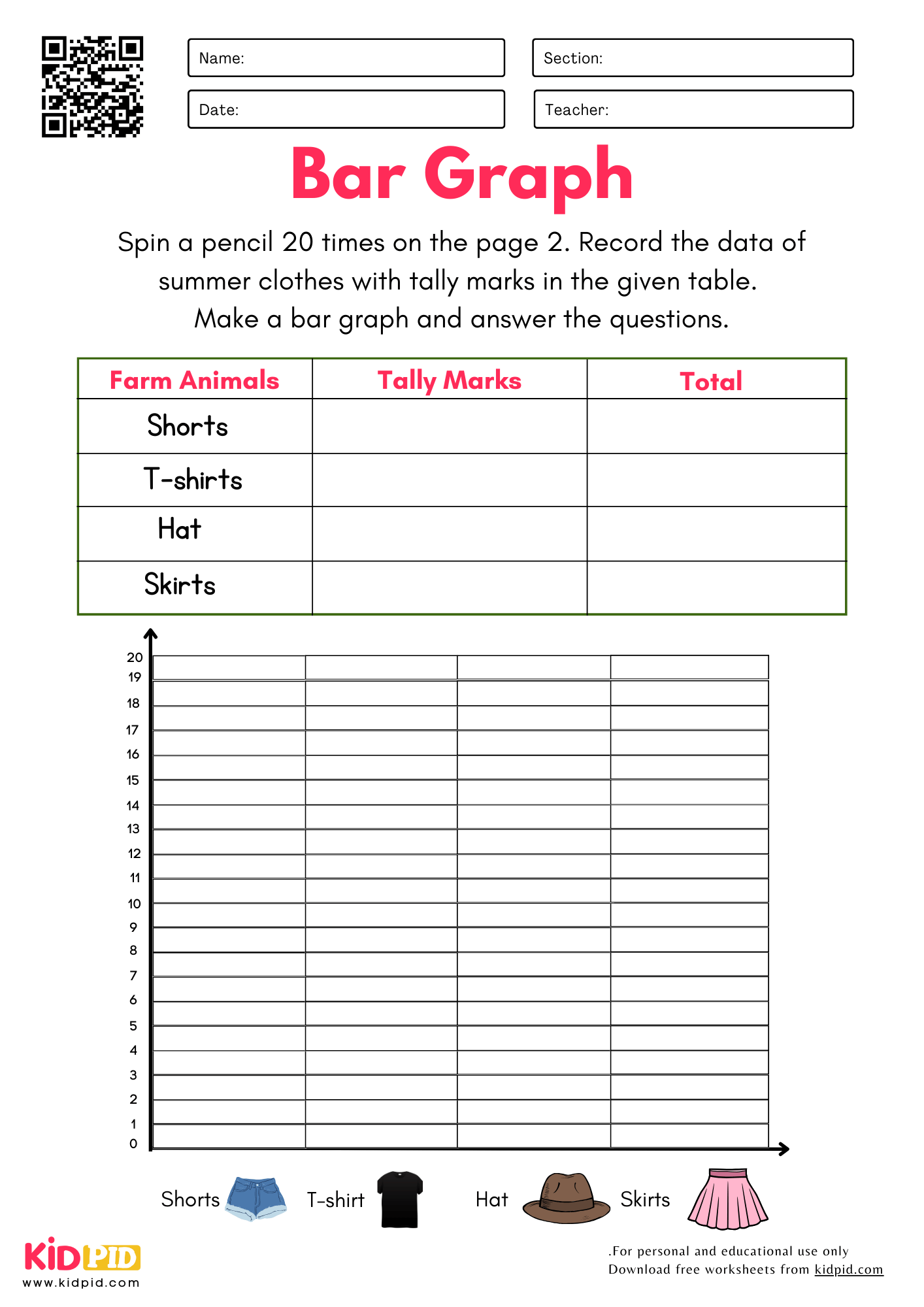 Data Analysis With Bar Graph Worksheet For Grade 3 Kidpid Data Analysis With Bar Graph Worksheet For Grade 3 Kidpid