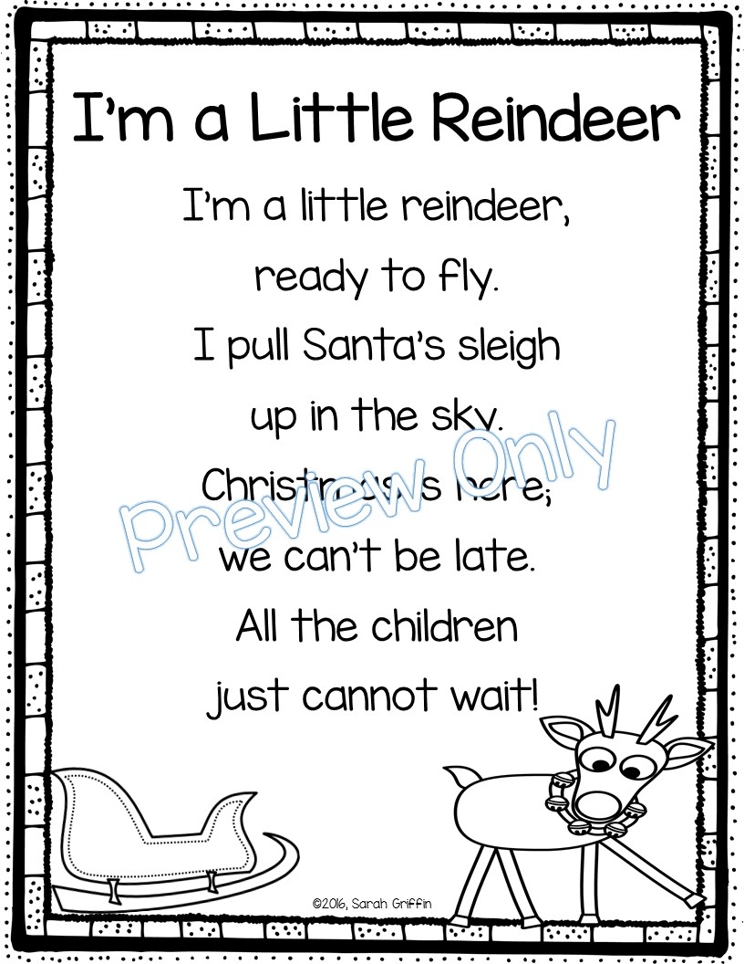 Daughters And Kindergarten 5 Christmas Poems For Kids