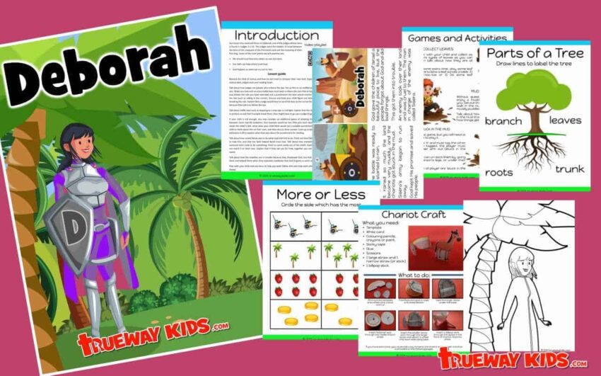 Deborah Free Bible Lesson For Kids Trueway Kids