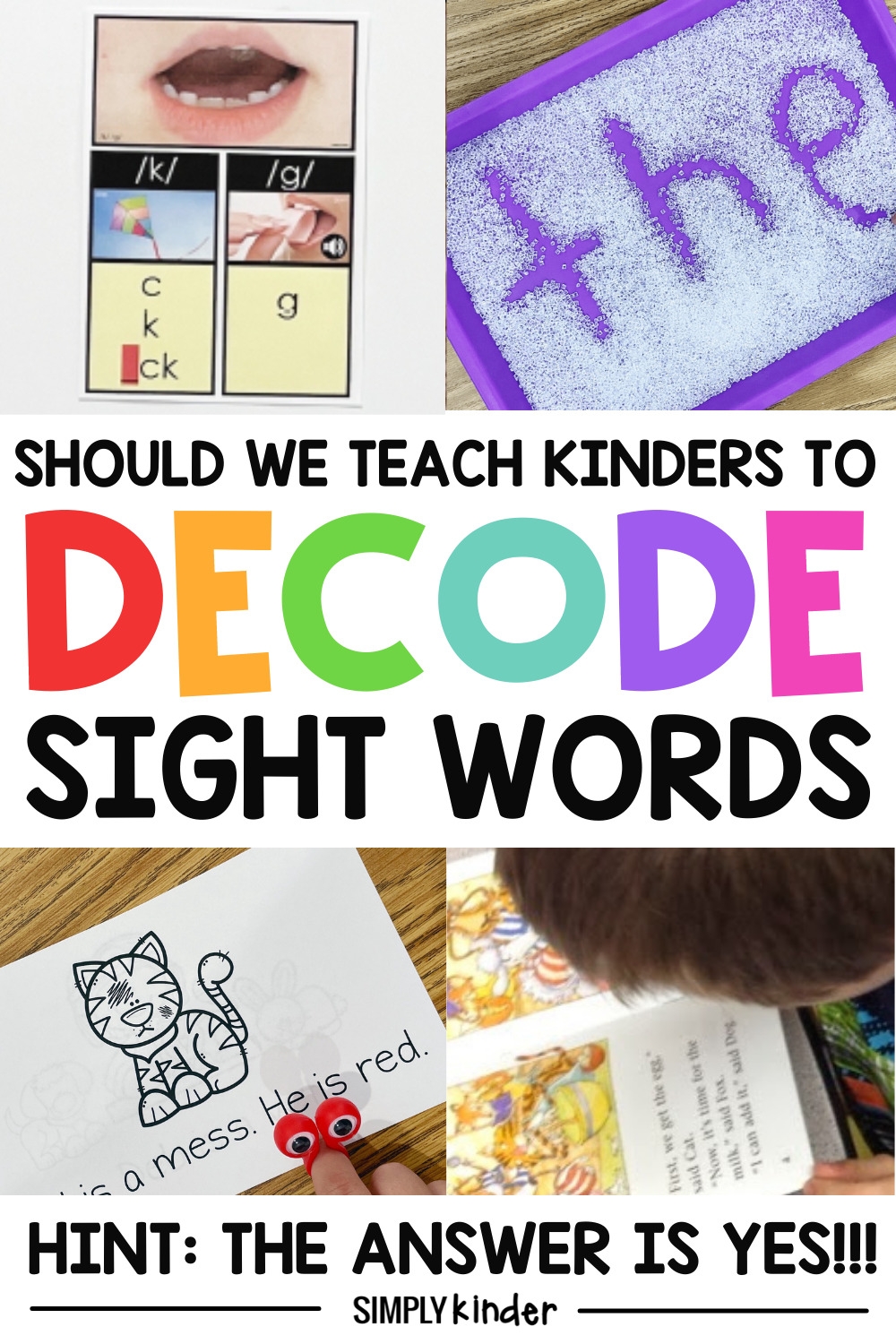 Decoding Sight Words Simply Kinder
