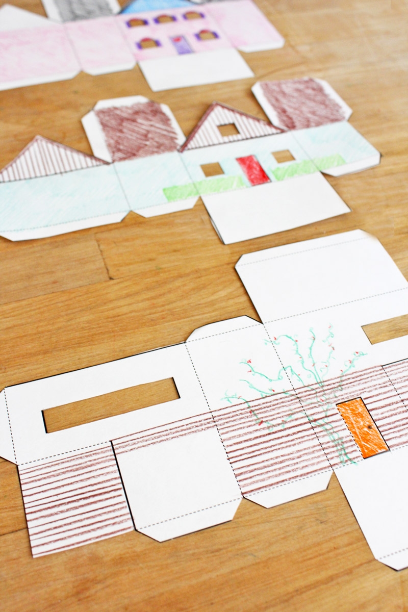 Design For Kids Paper Houses Babble Dabble Do