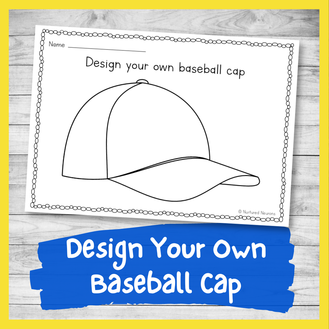 Design You Own Baseball Cap Printable Summer Hat Template Nurtured Neurons Design You Own Baseball Cap Printable Summer Hat Template Nurtured Neurons