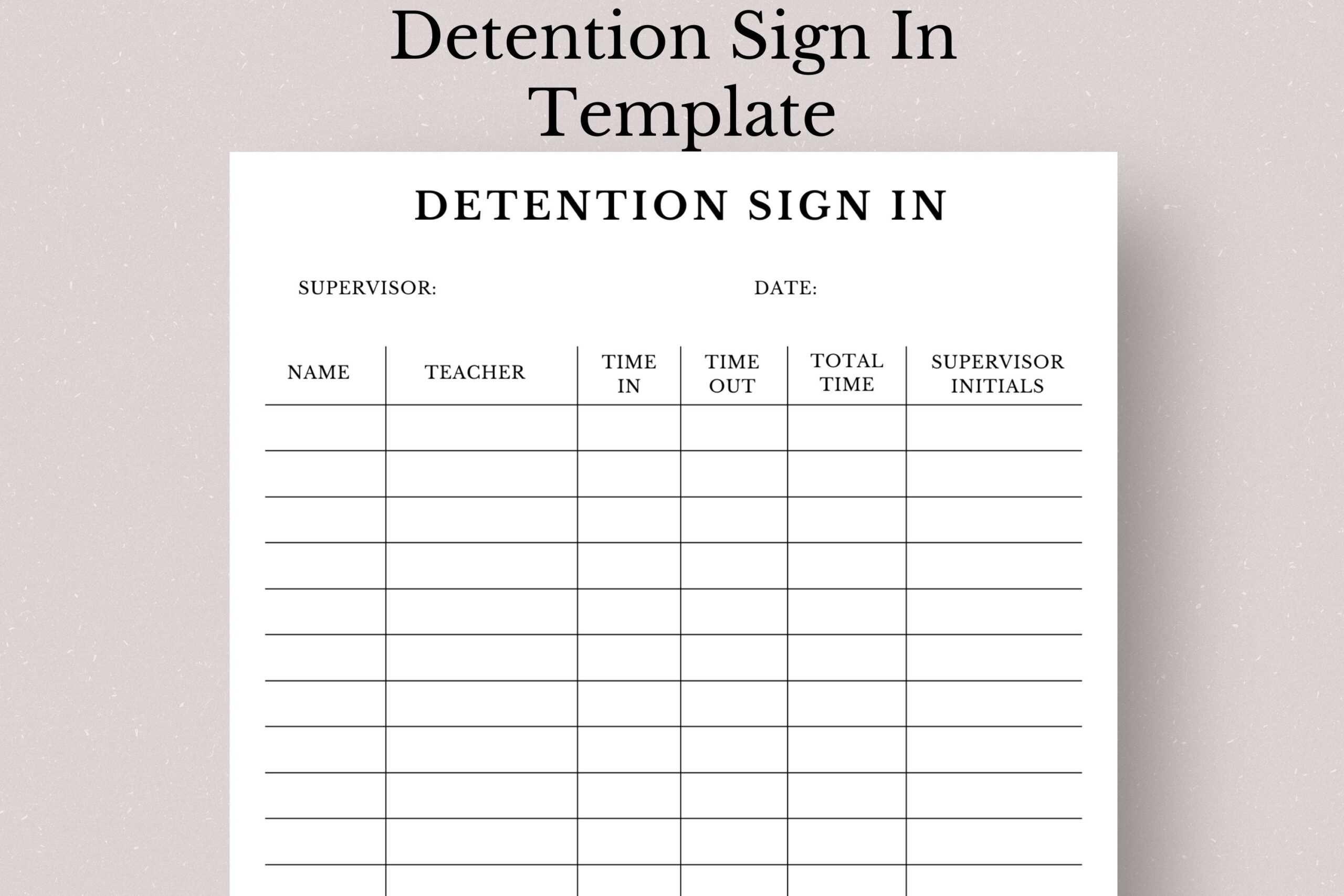 Detention Sign In Sheet Printable Detention Sign In Detention Time Sheet Detention Sheet Detention Record Detention Sign In Template Etsy Detention Sign In Sheet Printable Detention Sign In Detention Time Sheet Detention Sheet Detention Record Detention Sign In Template Etsy