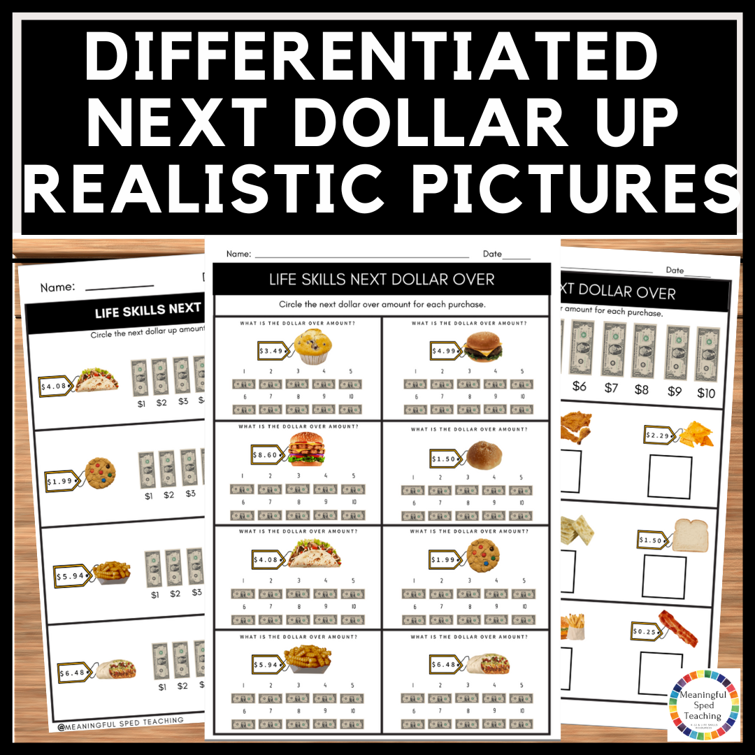 Differentiated Next Dollar Up Life Skills Math Worksheets NO PREP Classful Differentiated Next Dollar Up Life Skills Math Worksheets NO PREP Classful