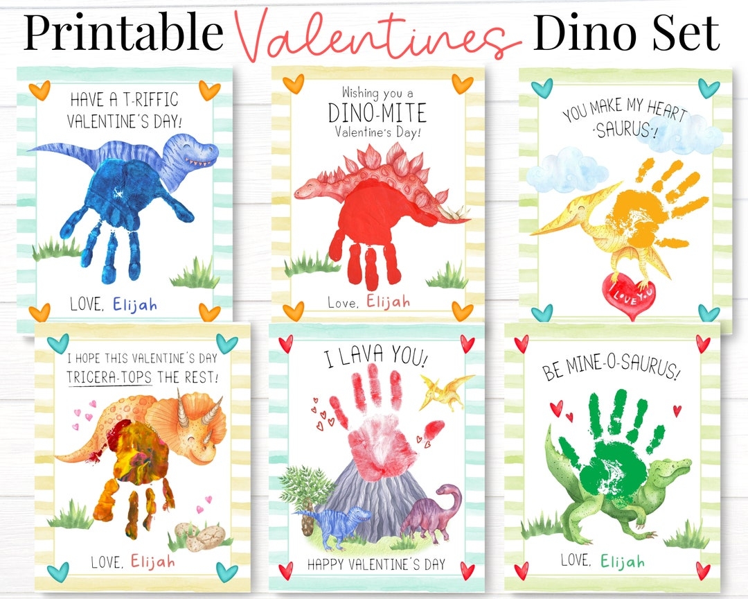Dinosaur Valentine Printables Valentines Day Cards For Kids Toddler Dino Crafts Handprint Art Kindergarten Preschool Valentines Gifts Etsy Dinosaur Valentine Printables Valentines Day Cards For Kids Toddler Dino Crafts Handprint Art Kindergarten Preschool Valentines Gifts Etsy