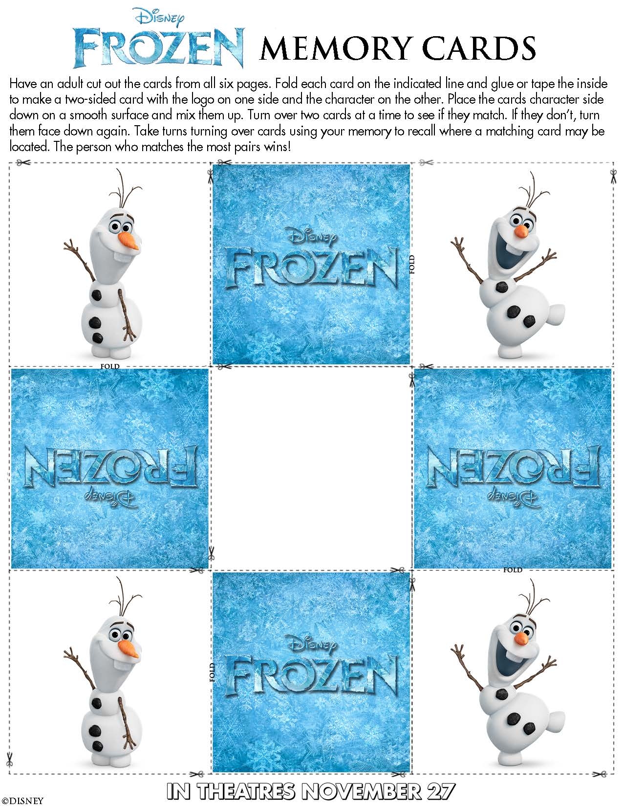 Frozen Preschool Printables