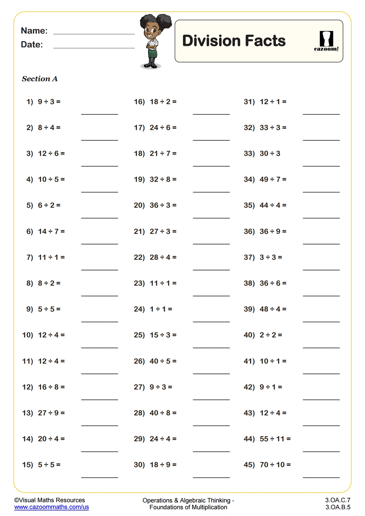 Division Worksheets Printable 3rd Grade Division Worksheets Printable 3rd Grade