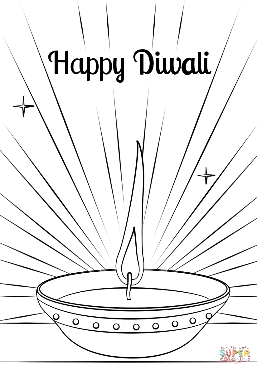 Diwali 15 Free Printable Coloring Pages Diwali 15 Free Printable Coloring Pages