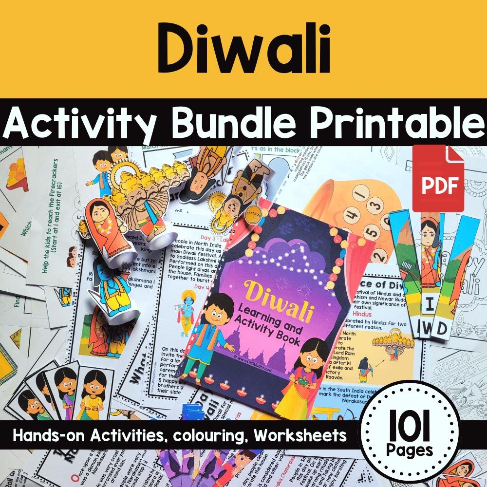 Diwali Activity Pack Printable Diwali Worksheets Colouring Pages 