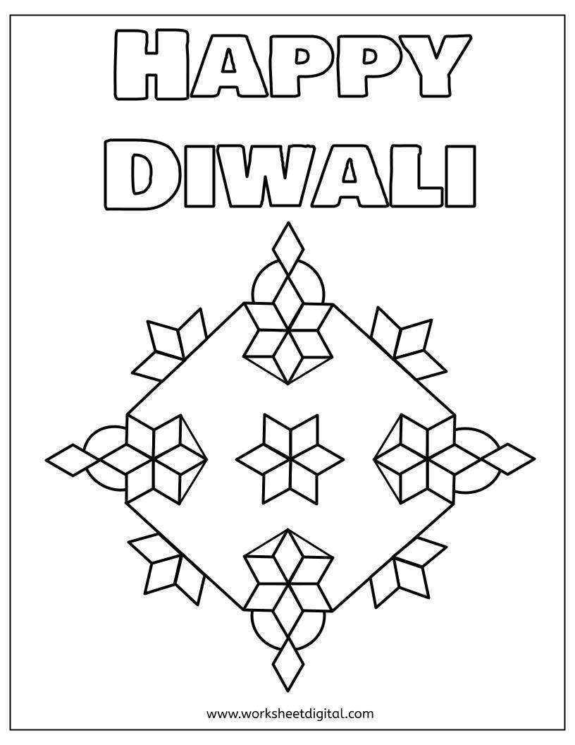 Diwali Coloring Pages Diwali Printable Worksheets Diwali Coloring Pages Diwali Printable Worksheets