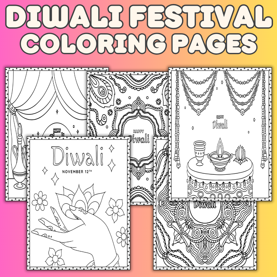 Diwali Festival Coloring Pages 30 Printable Sheets To Celebrate The Festival Of Lights Made By Teachers Diwali Festival Coloring Pages 30 Printable Sheets To Celebrate The Festival Of Lights Made By Teachers