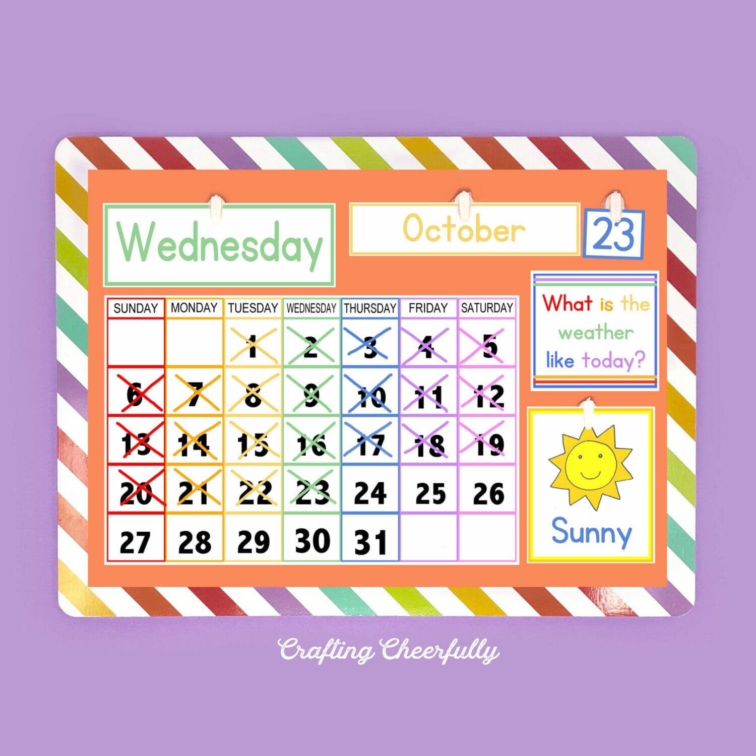 Free Preschool Monthly Calendar Maker Printable
