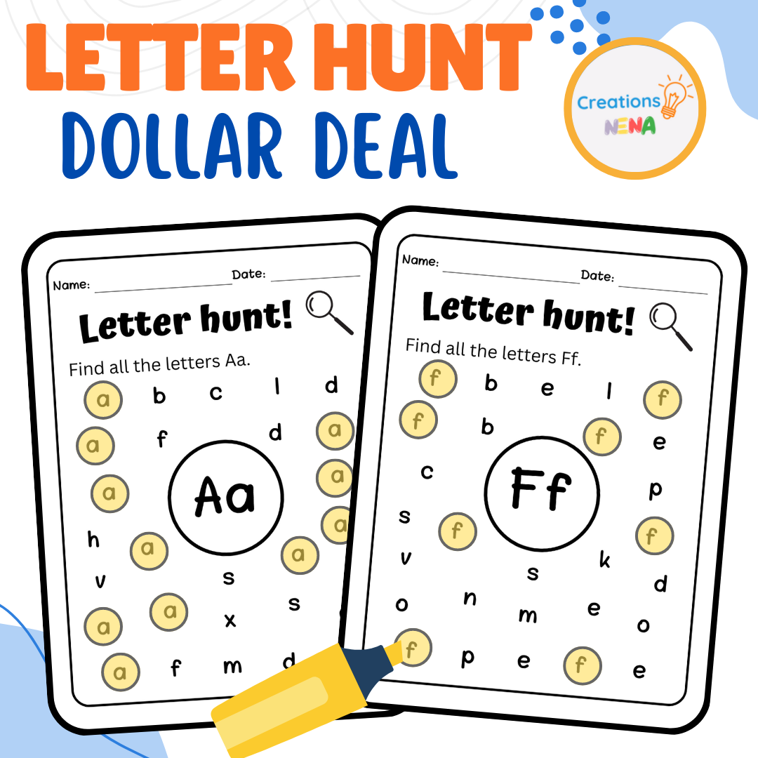 Alphabet Hunt Worksheet Alphabet Hunt Worksheet