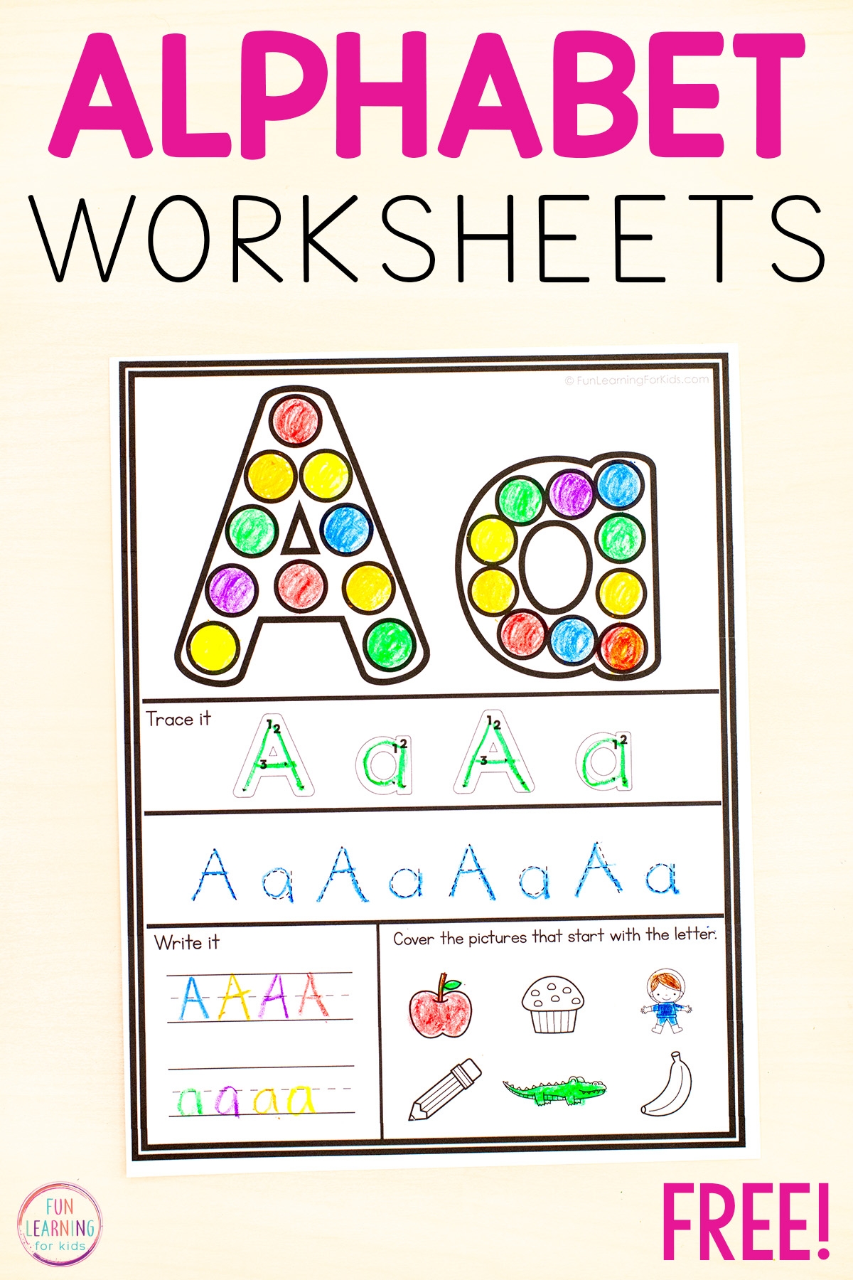 Preschool Free Printable Letter Recognition Worksheets