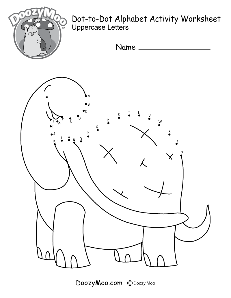 Dot To Dot Alphabet Letters Worksheets Dot To Dot Alphabet Letters Worksheets
