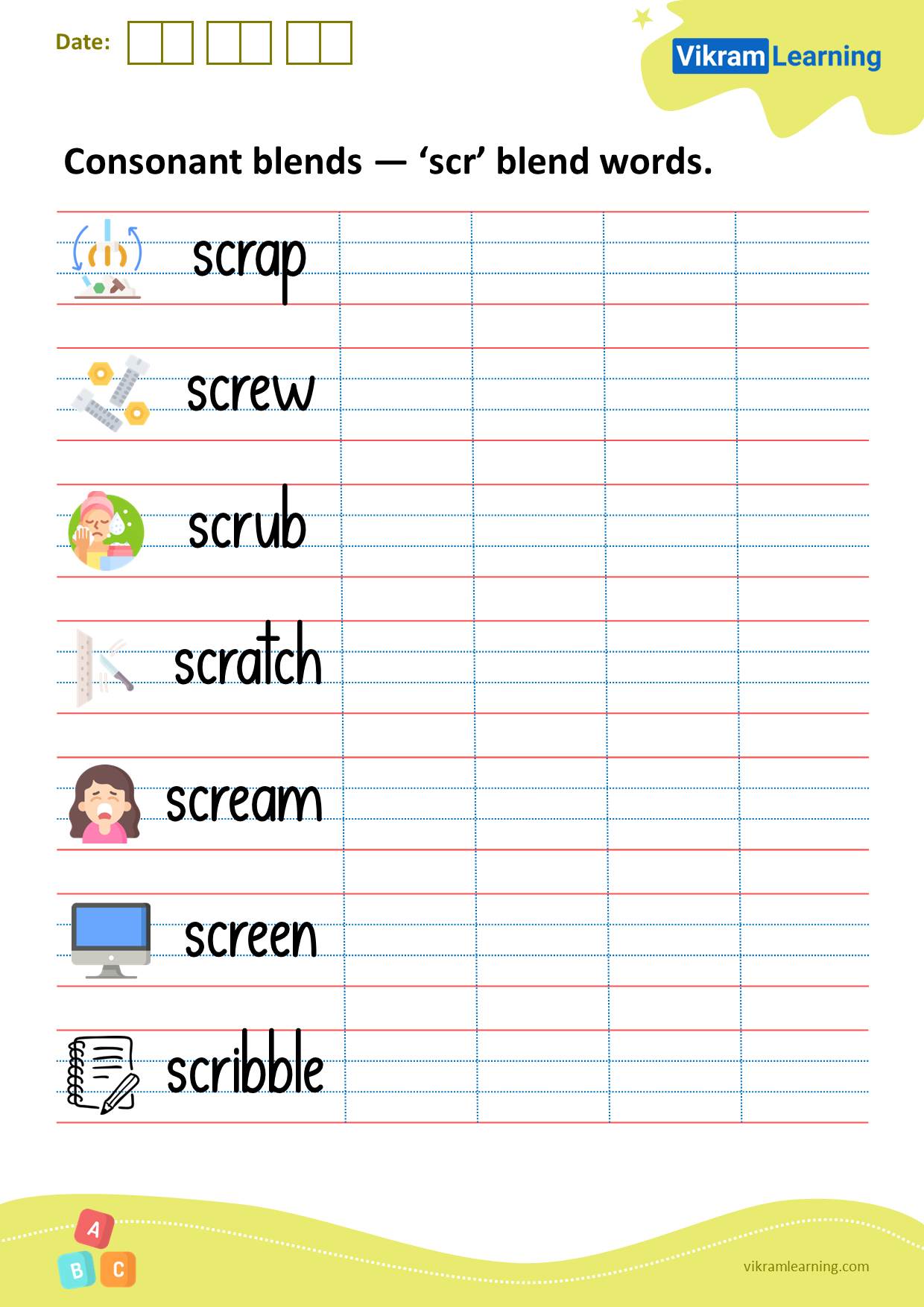 English For Kindergarten Free Worksheets