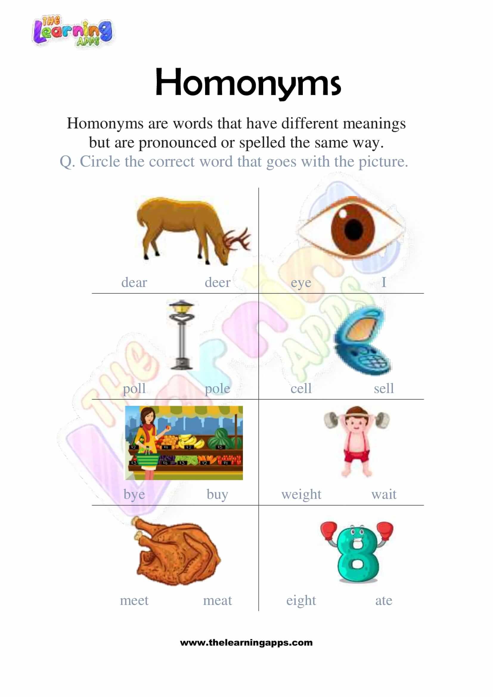 Download Free Printable Homonyms Worksheets For 3rd Grade Download Free Printable Homonyms Worksheets For 3rd Grade