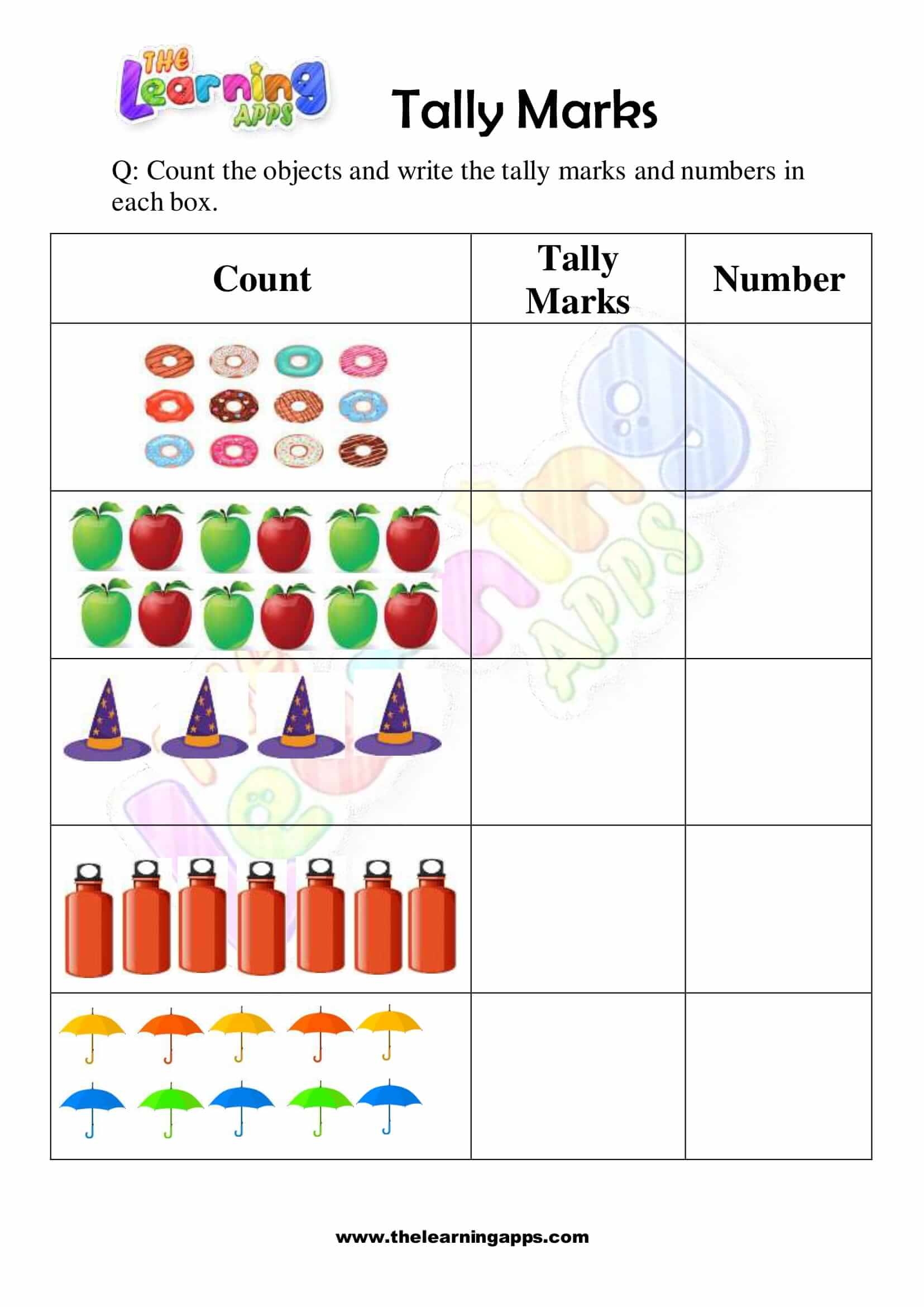 Download Our Free Printable Tally Mark Worksheet 05 For Kids Download Our Free Printable Tally Mark Worksheet 05 For Kids