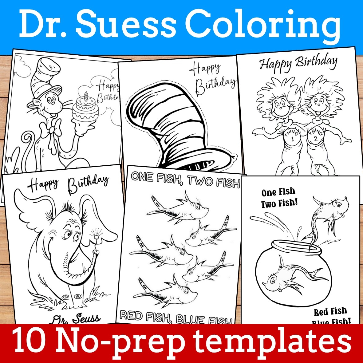 Dr Seuss No Prep Pre k Activities For Read Across America Week Zippi Kids