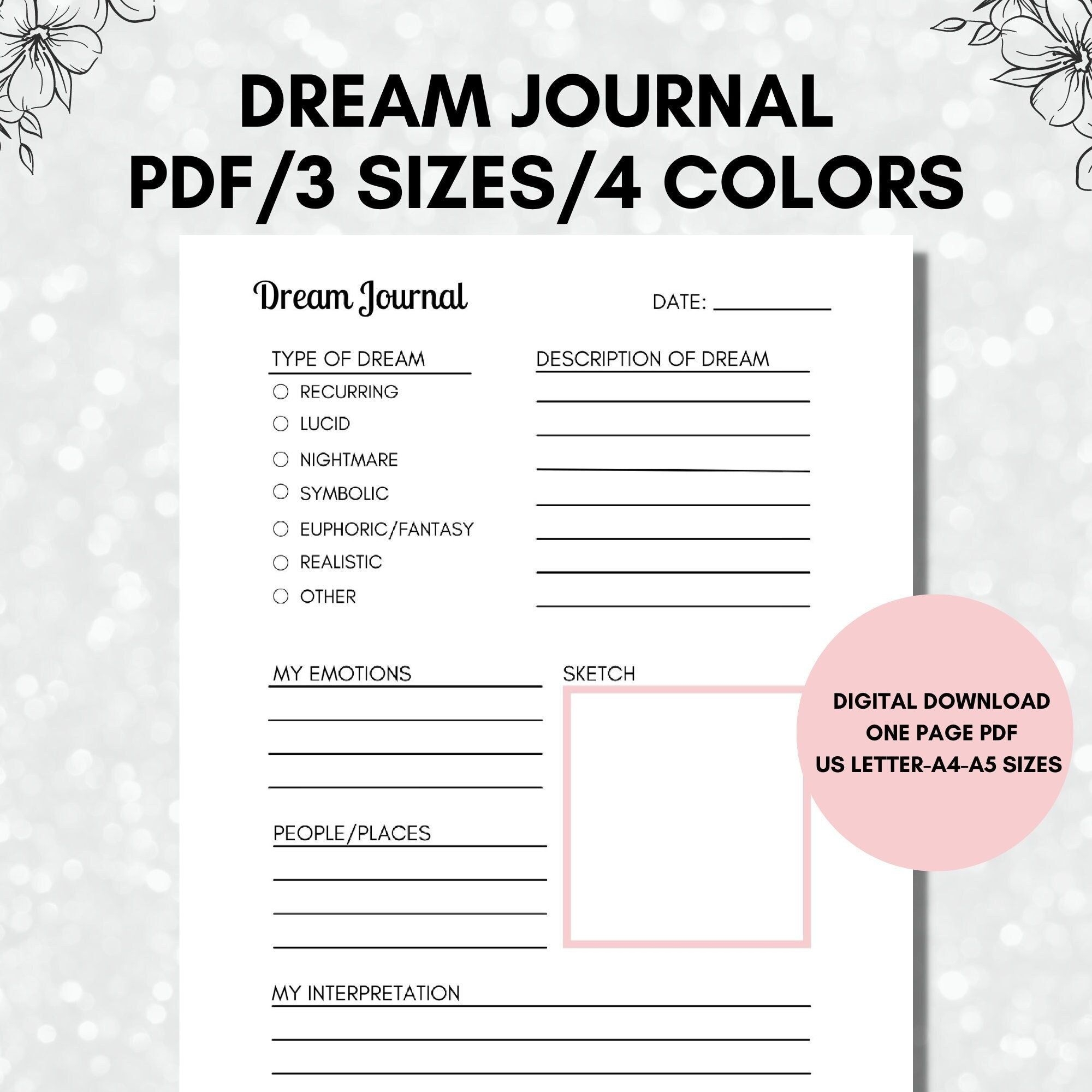 Dream Journal Dream Journal