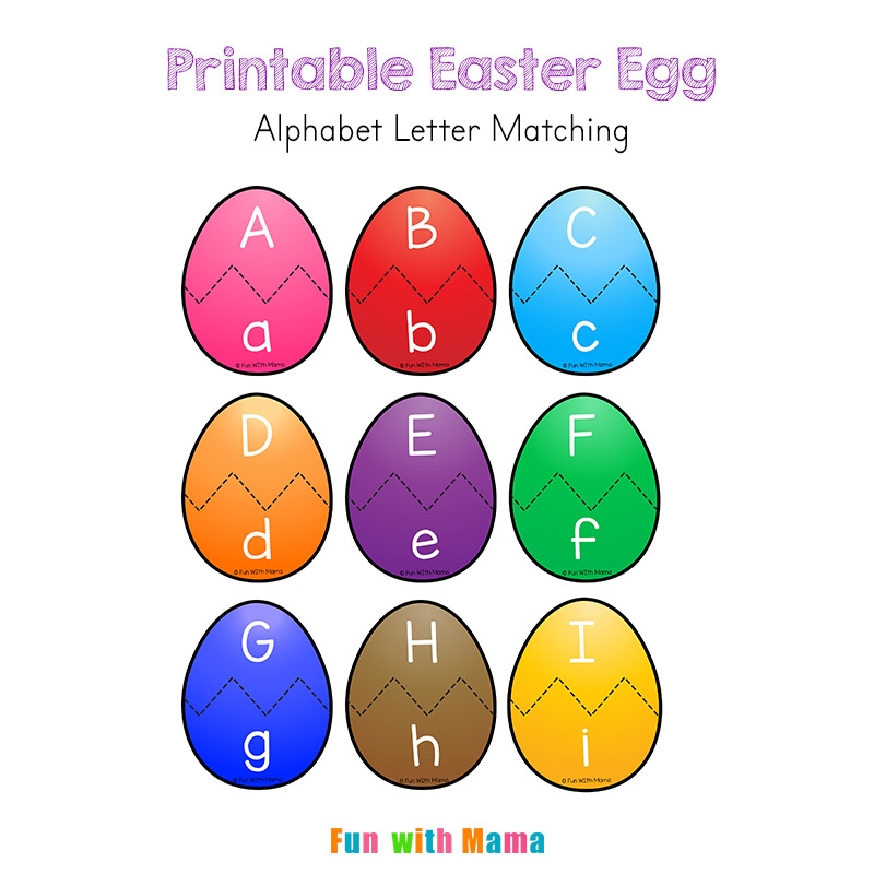 Easter Alphabet Letter Match Activity For Preschoolers Fun With Mama Easter Alphabet Letter Match Activity For Preschoolers Fun With Mama