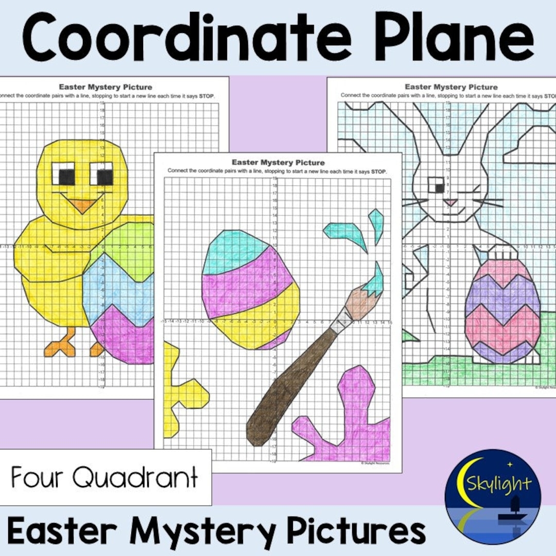 Free Printable Easter Coordinate Graphing Worksheets