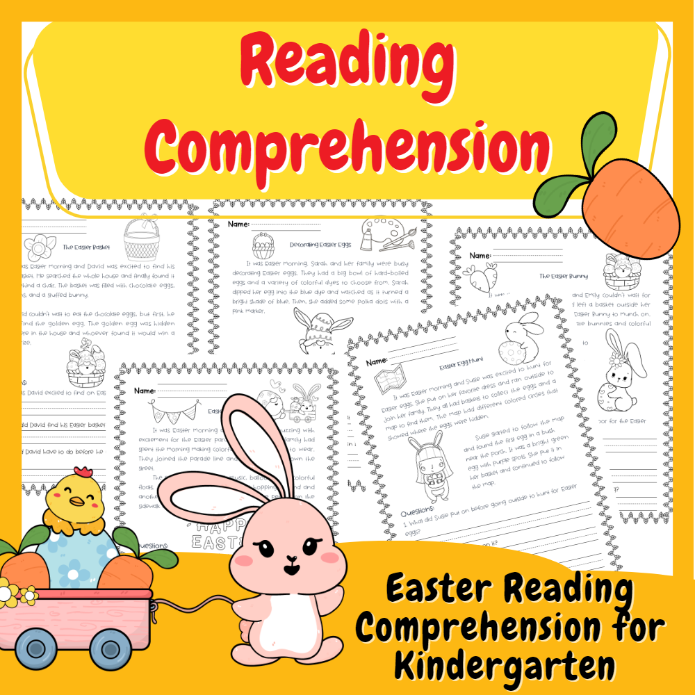 Easter Reading Comprehension For Kindergarten Made By Teachers Easter Reading Comprehension For Kindergarten Made By Teachers