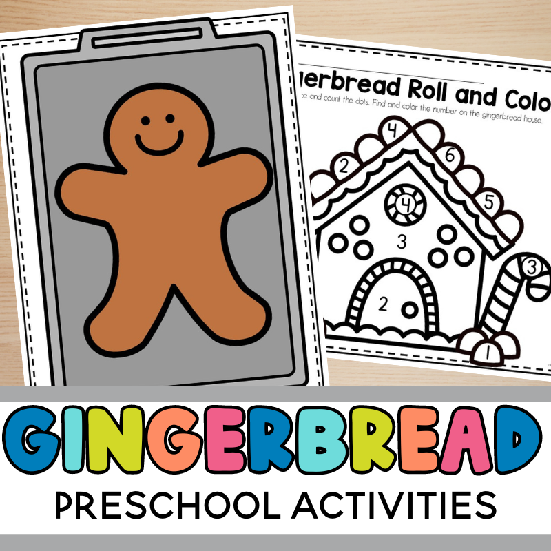 Easy And Fun Gingerbread Man Activities For Preschool Students