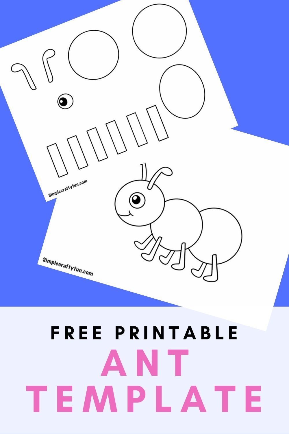 Easy Ant Craft Template Free Printable Easy Ant Craft Template Free Printable