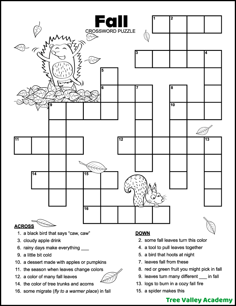Crossword Worksheets Printable Crossword Worksheets Printable