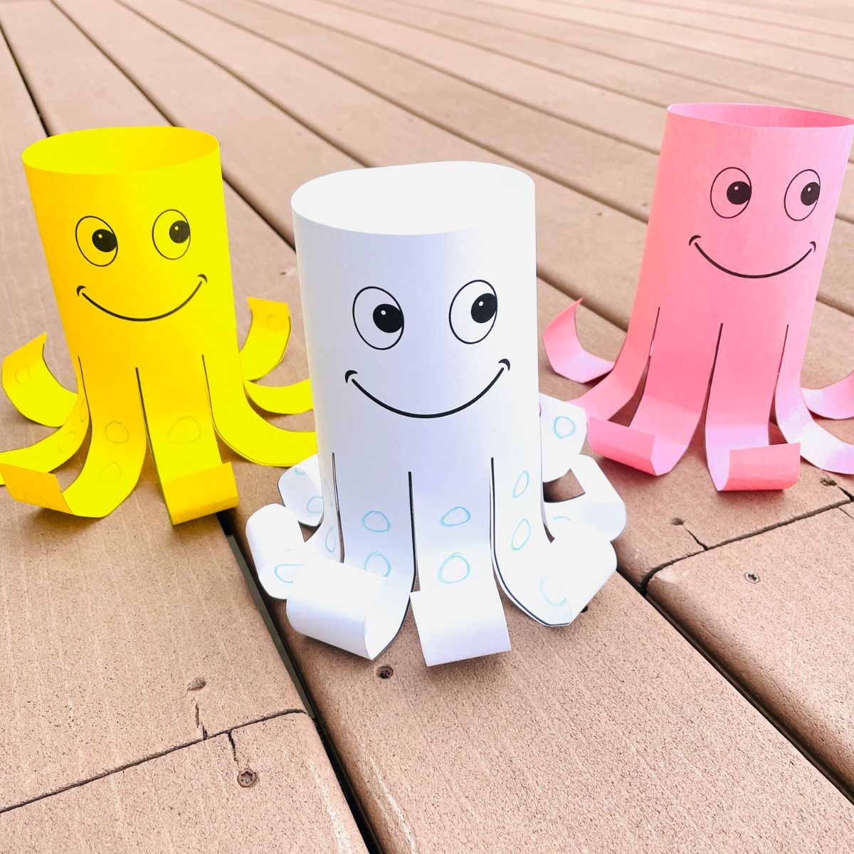 Easy Octopus Craft For Preschool Free Printable Easy Octopus Craft For Preschool Free Printable
