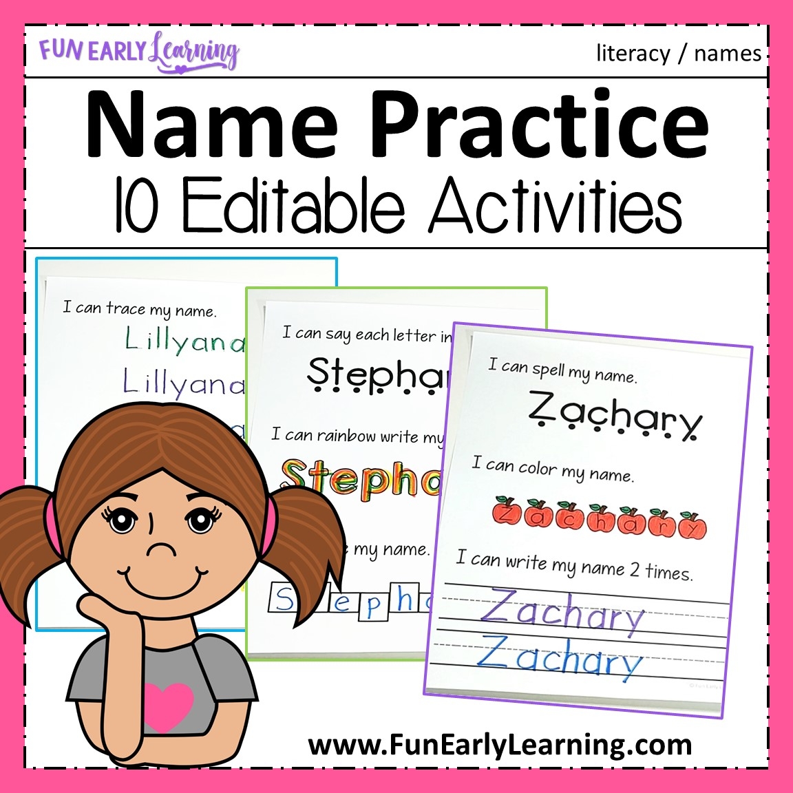 Preschool Name Writing Printables Preschool Name Writing Printables