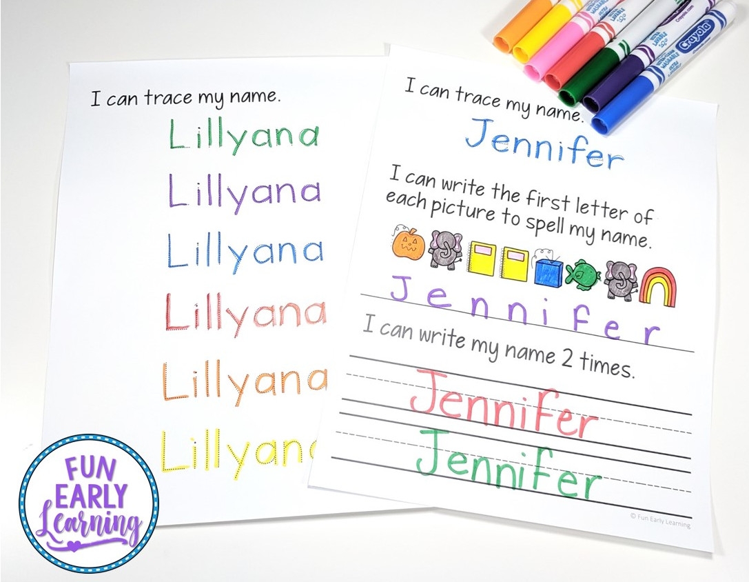 Printable Kindergarten Name Writing Worksheets Printable Kindergarten Name Writing Worksheets