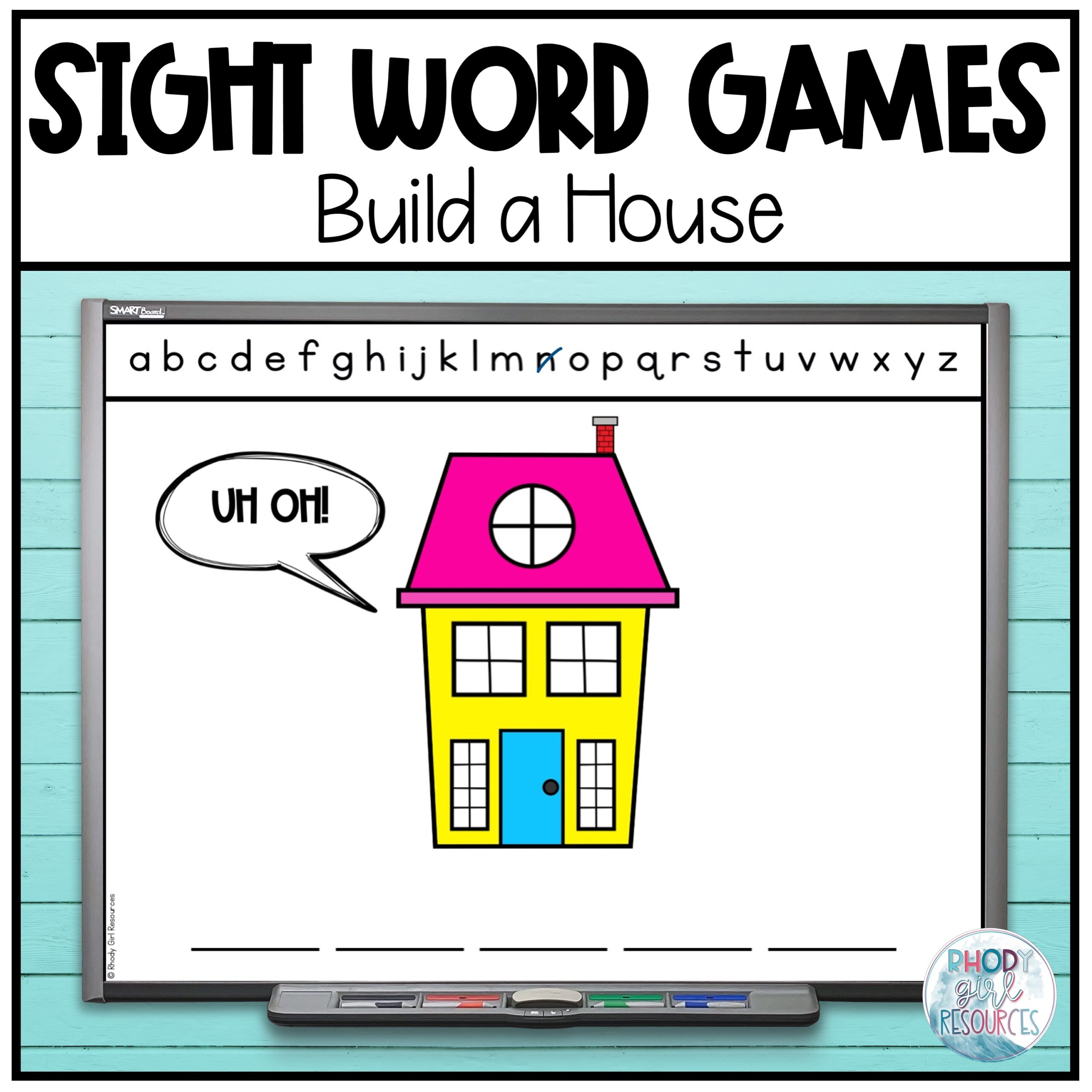Editable Sight Word Games Sight Word Practice Build A House Editable Sight Word Games Sight Word Practice Build A House