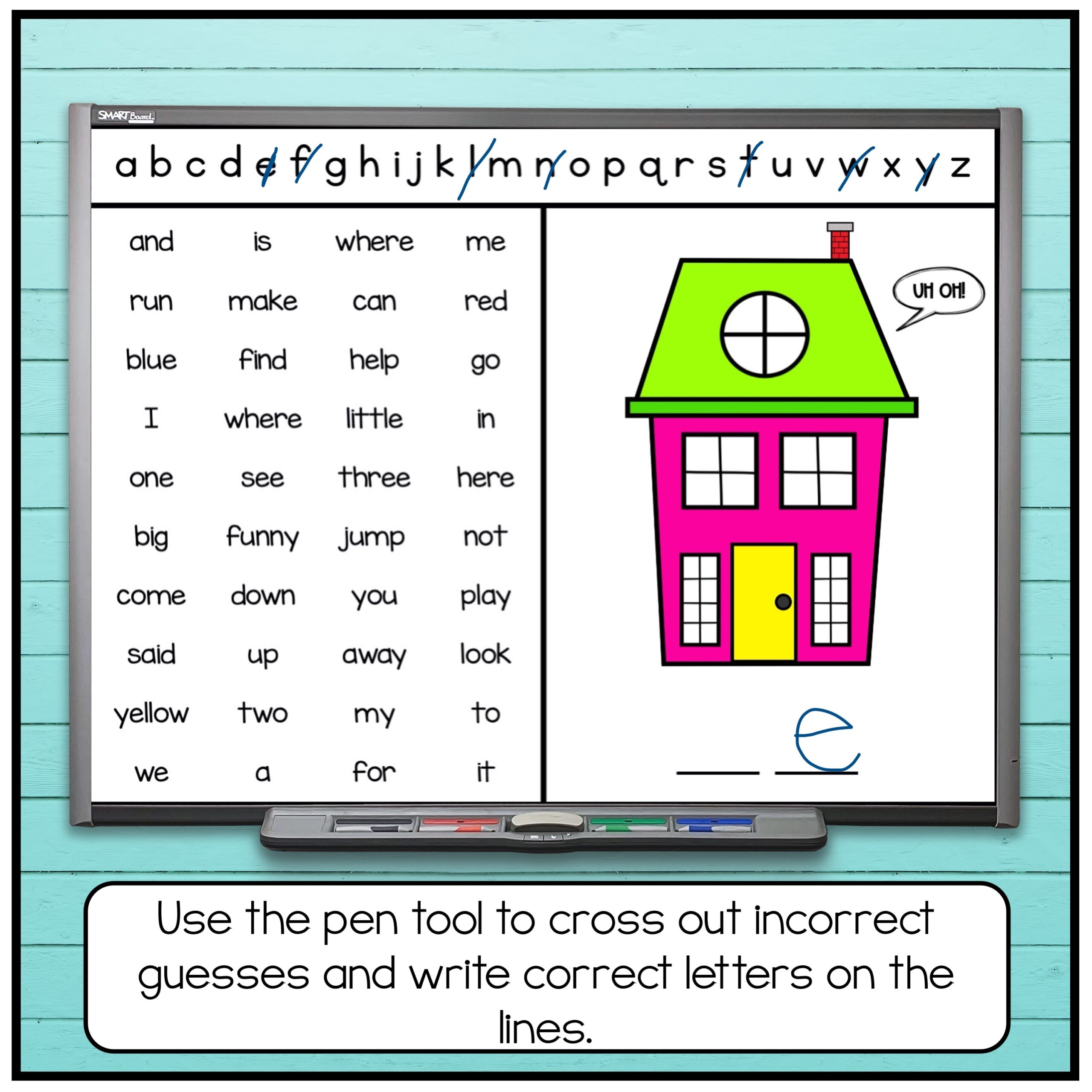 Editable Sight Word Games Sight Word Practice Build A House Editable Sight Word Games Sight Word Practice Build A House