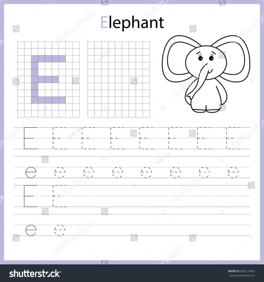 Educational Game Children Copy Letters Using Stock Vector Royalty Free 666114892 Shutterstock