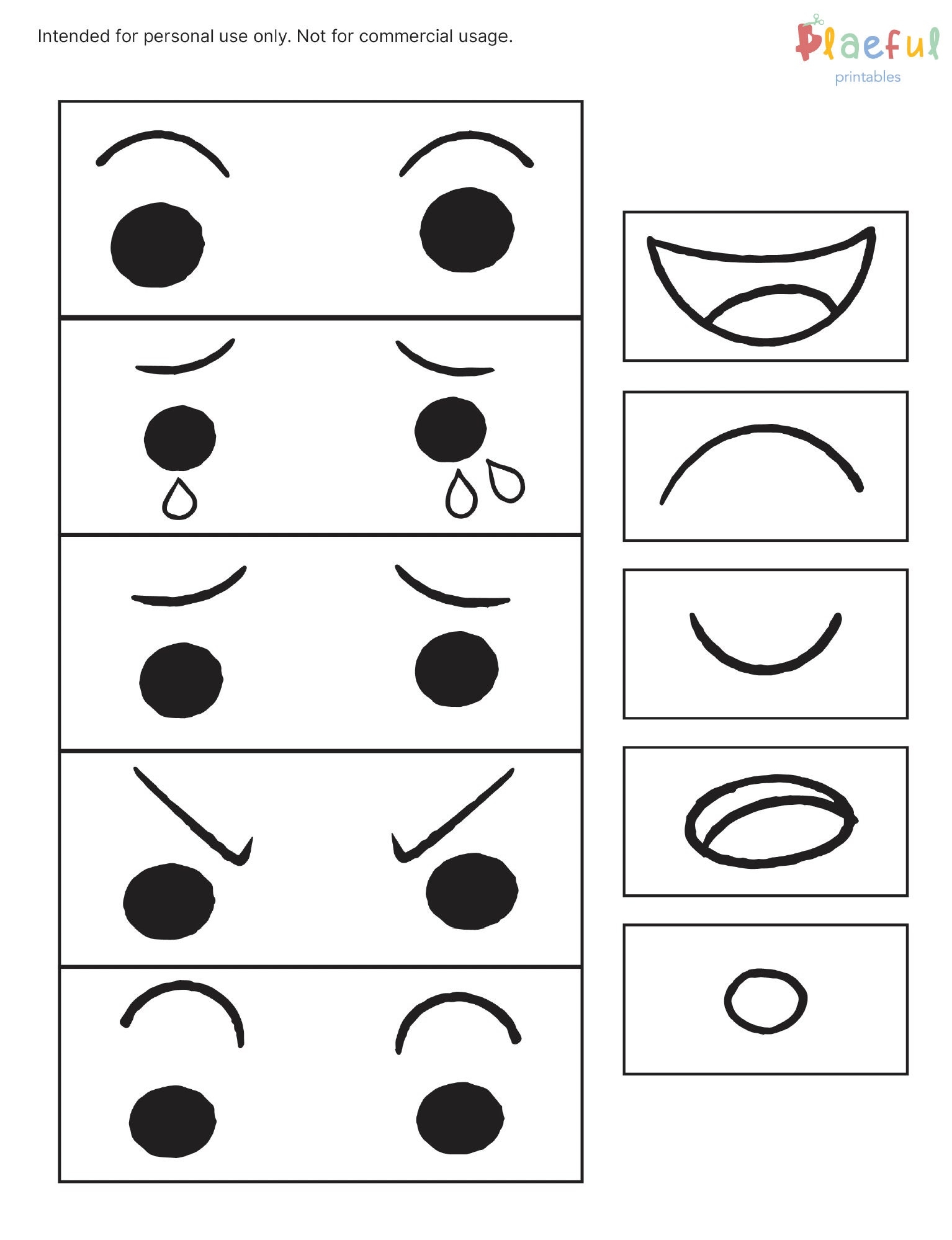 Free Printable Emotion Worksheets