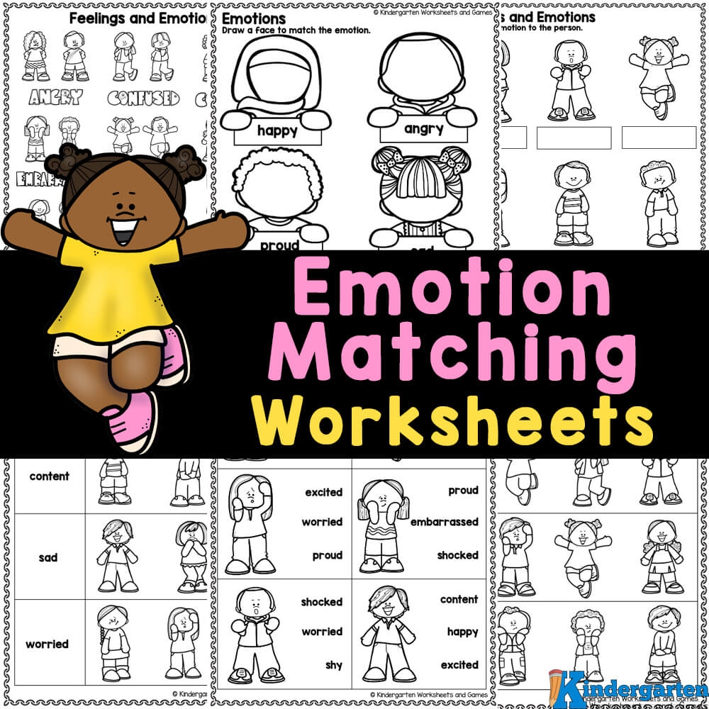 Printable Worksheets Feelings For Kindergarten
