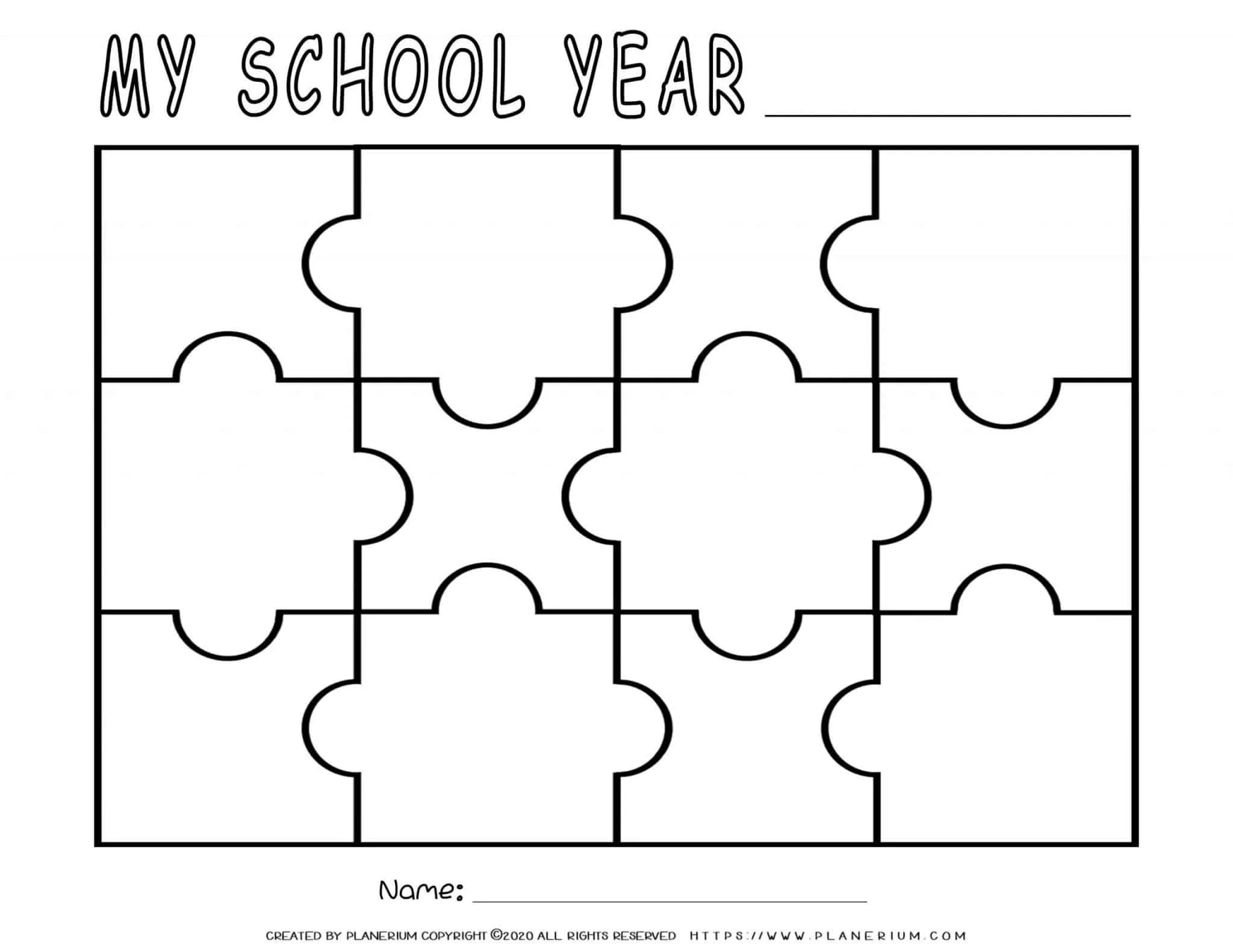 End Of Year Worksheet Review Puzzle Planerium End Of Year Worksheet Review Puzzle Planerium