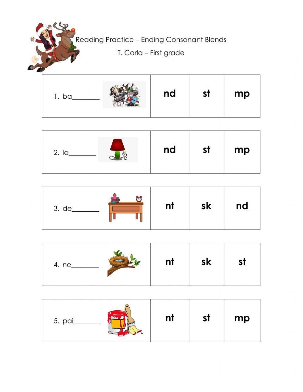 Ending Blends Interactive Worksheet Live Worksheets Worksheets Library Ending Blends Interactive Worksheet Live Worksheets Worksheets Library