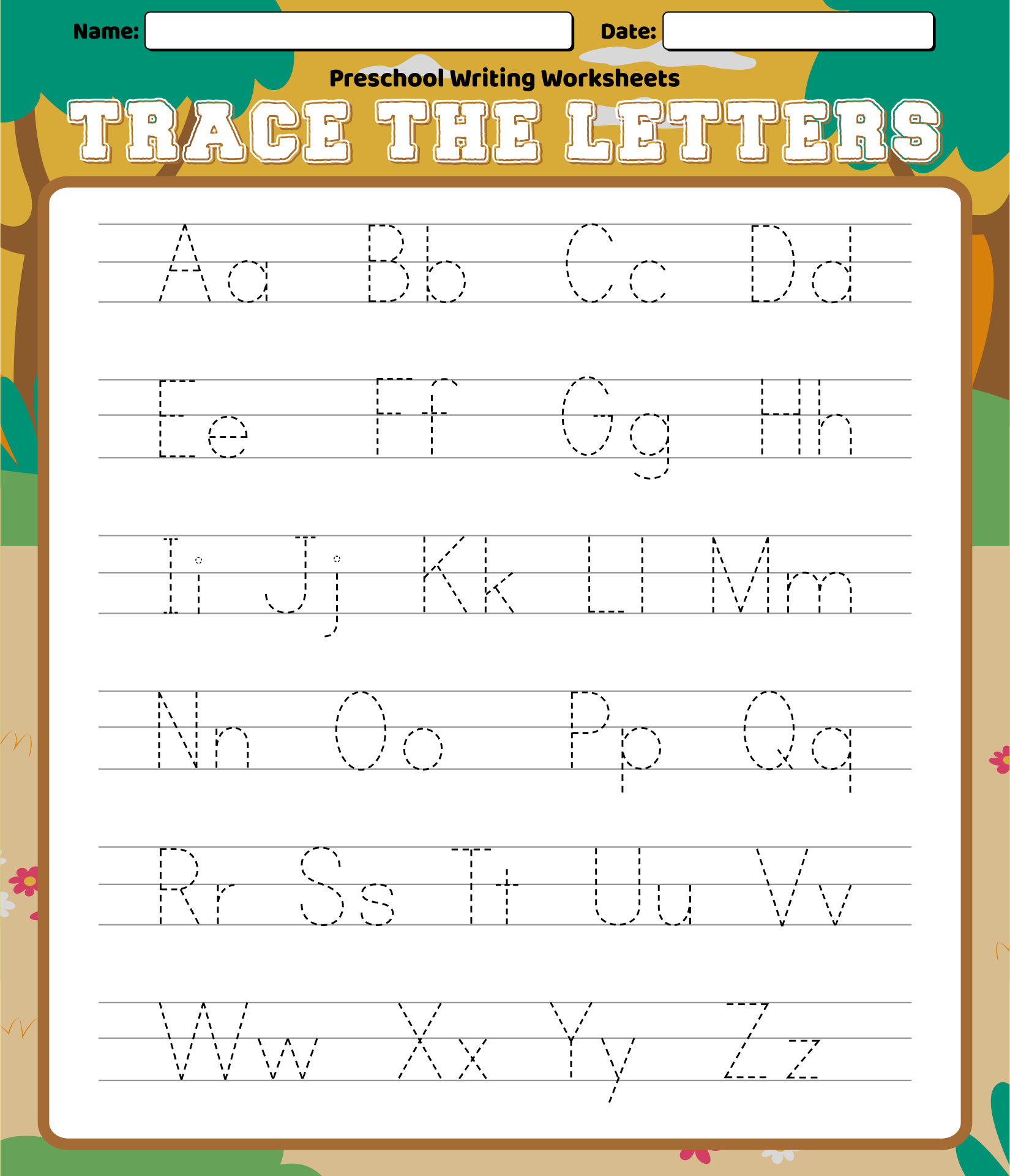 Engaging Preschool Writing Worksheets For Early Learning Fun