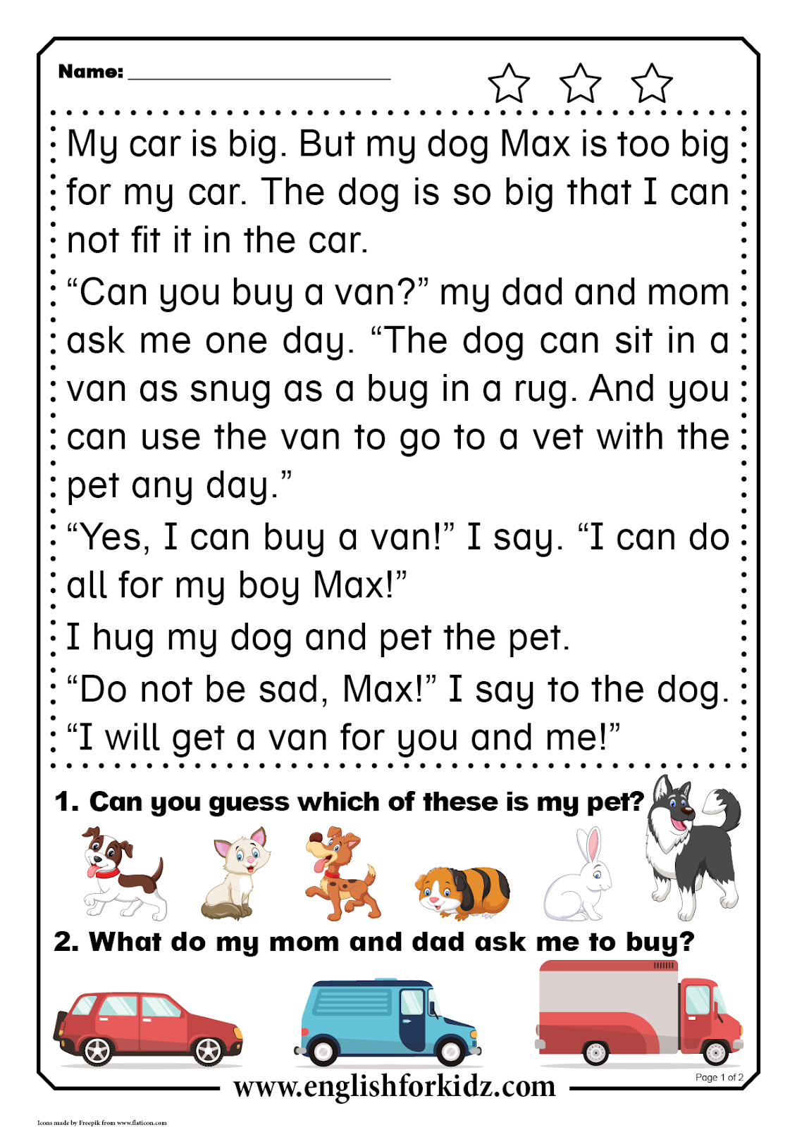 English For Kids Step By Step Reading Comprehension Worksheets English For Kids Step By Step Reading Comprehension Worksheets