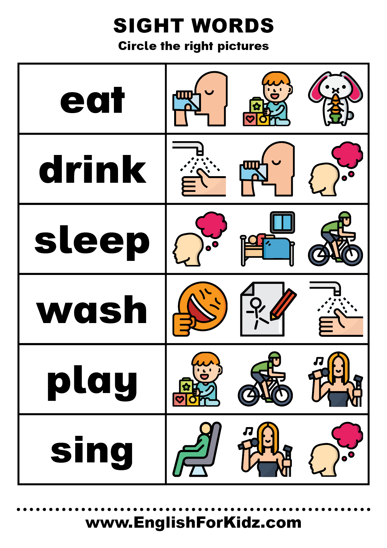 Sight Word House Worksheets Free Printables Sight Word House Worksheets Free Printables