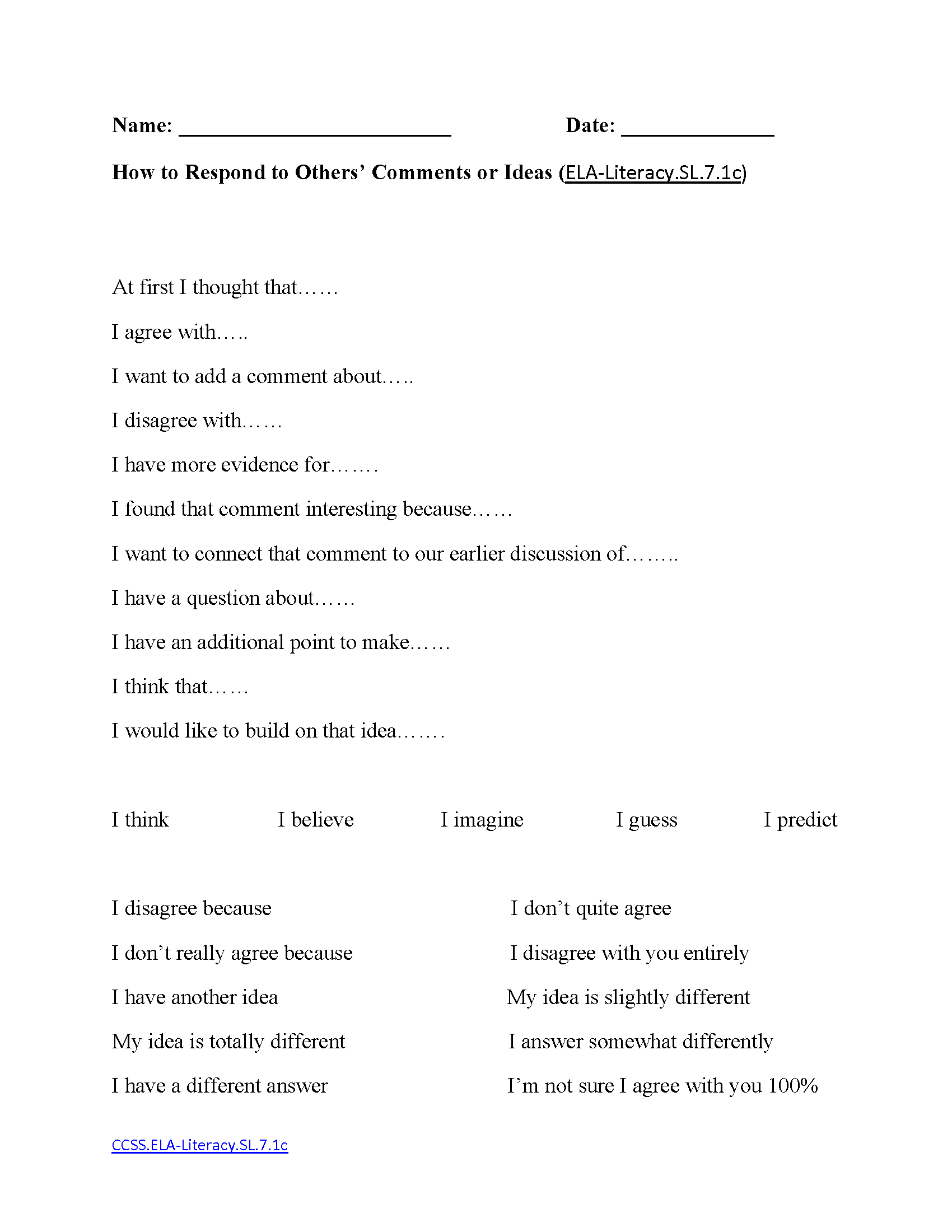 English Worksheets 7th Grade Common Core Worksheets English Worksheets 7th Grade Common Core Worksheets