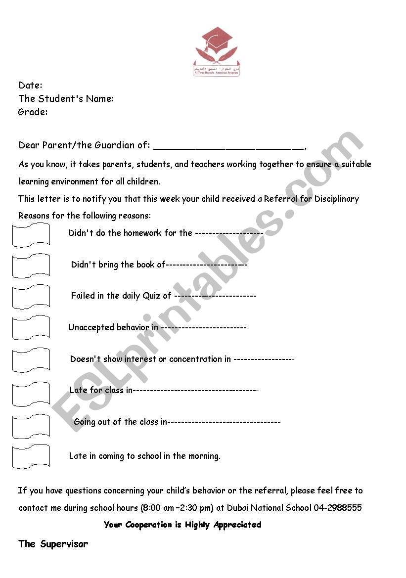 English Worksheets Detention English Worksheets Detention