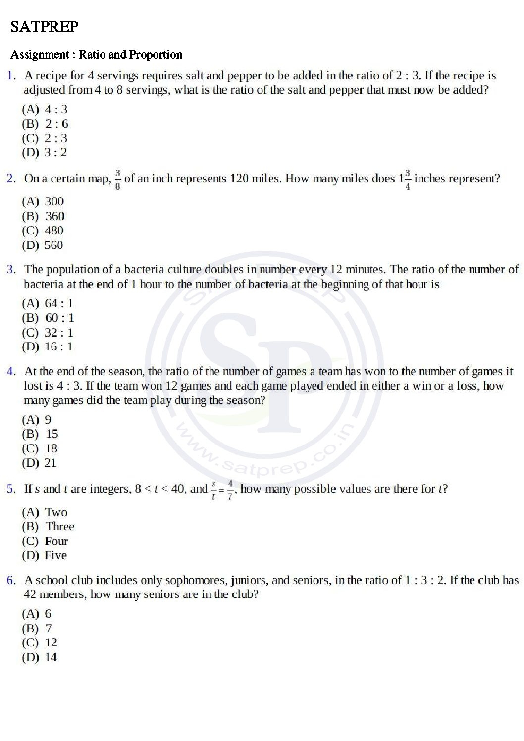 English Worksheets SAT Prep Worksheets Library